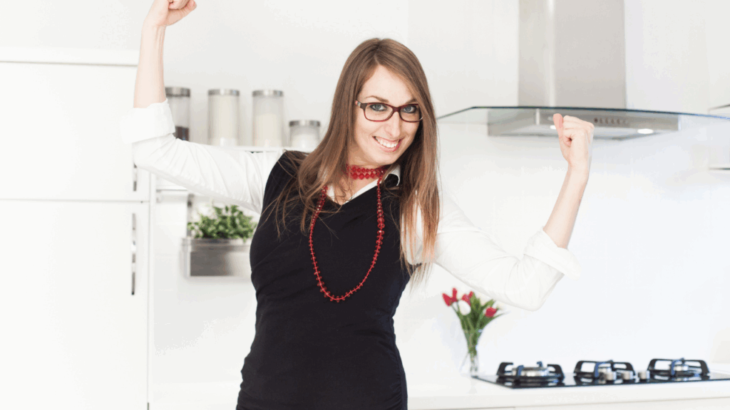 Woman applying self-motivation strategies and goal setting techniques for success