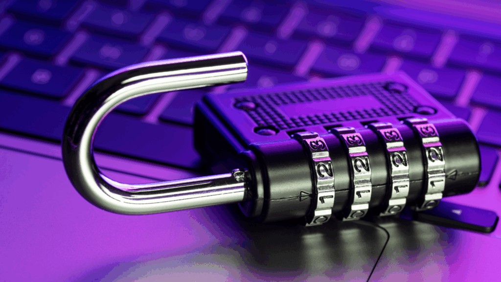 An unlocked padlock illustrating emotional openness and vulnerability