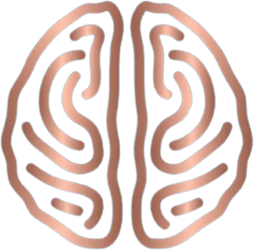 MindLAB Neuroscience brain icon: abstract, stylized logo illustrating advanced brain-based coaching