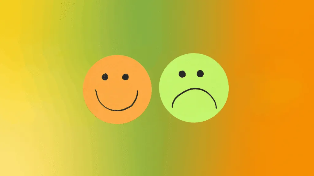 Happy and sad face comparison showing emotional validation impact: genuine acceptance creates positive relationships while invalidation creates emotional disconnection.