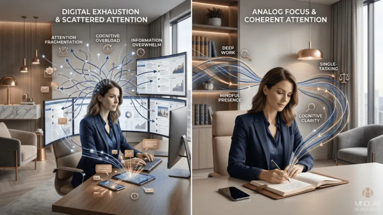 Digital Exhaustion Neuroscience: The Analog Bag Reset for Focus