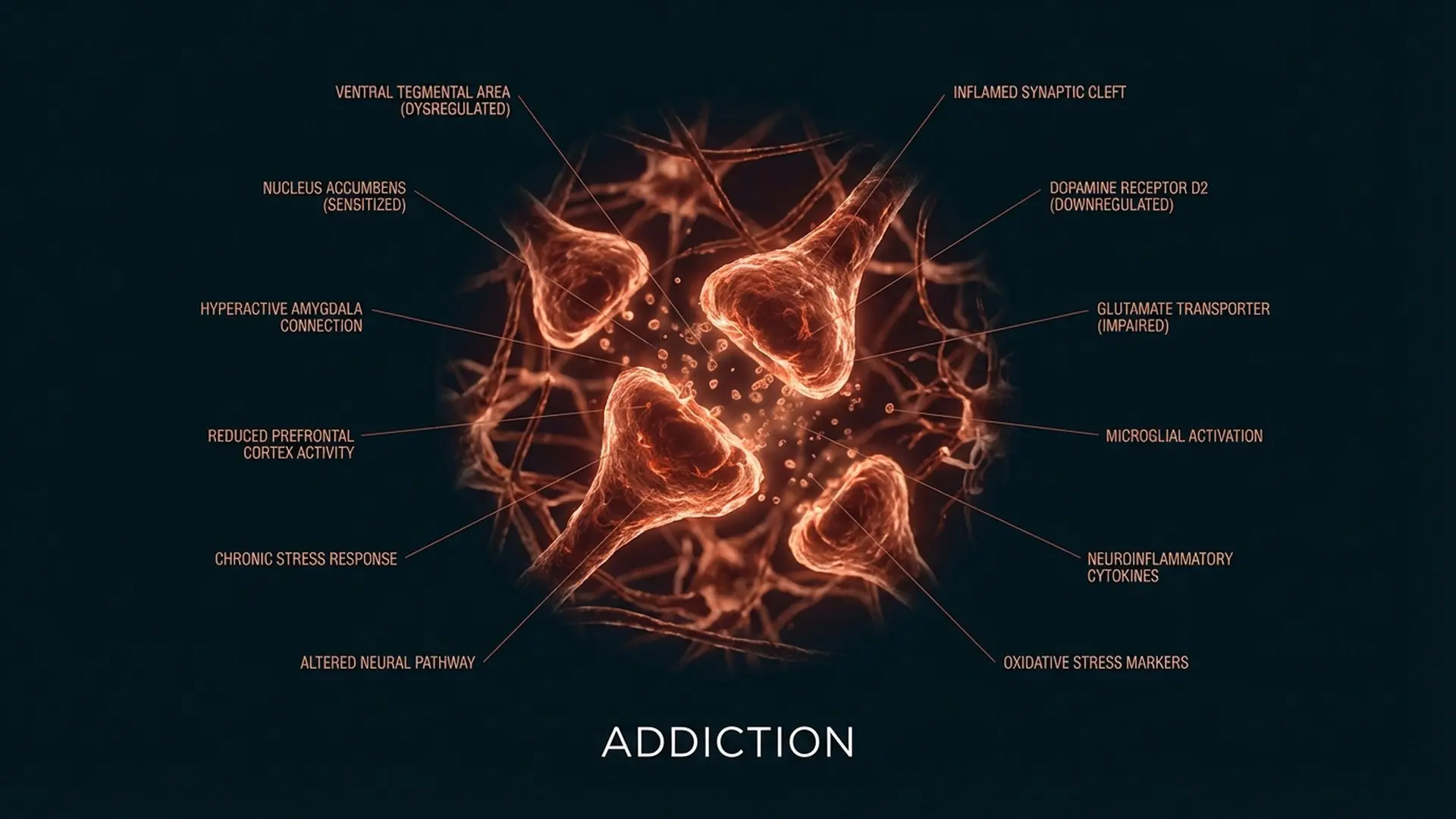 Addiction neural diagram