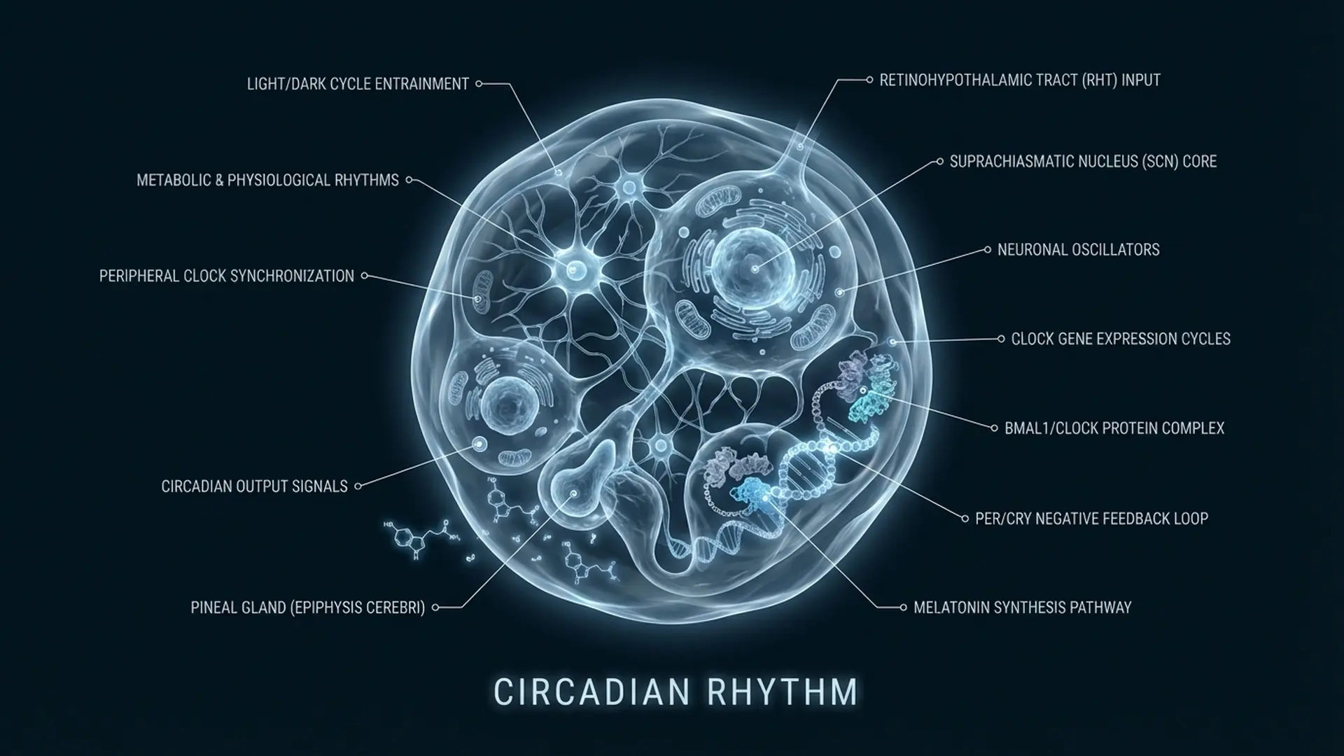 Circadian Rhythm neural diagram