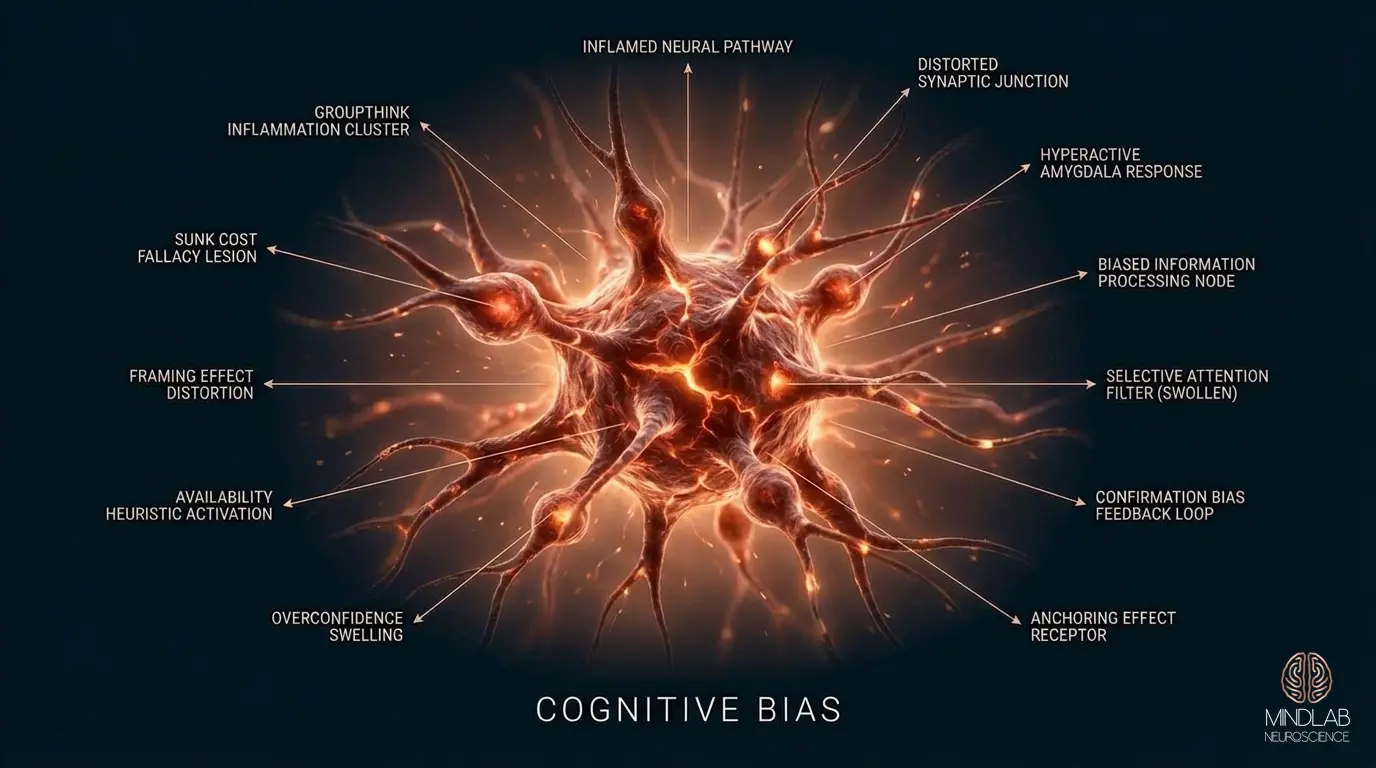 Cognitive Bias neural diagram
