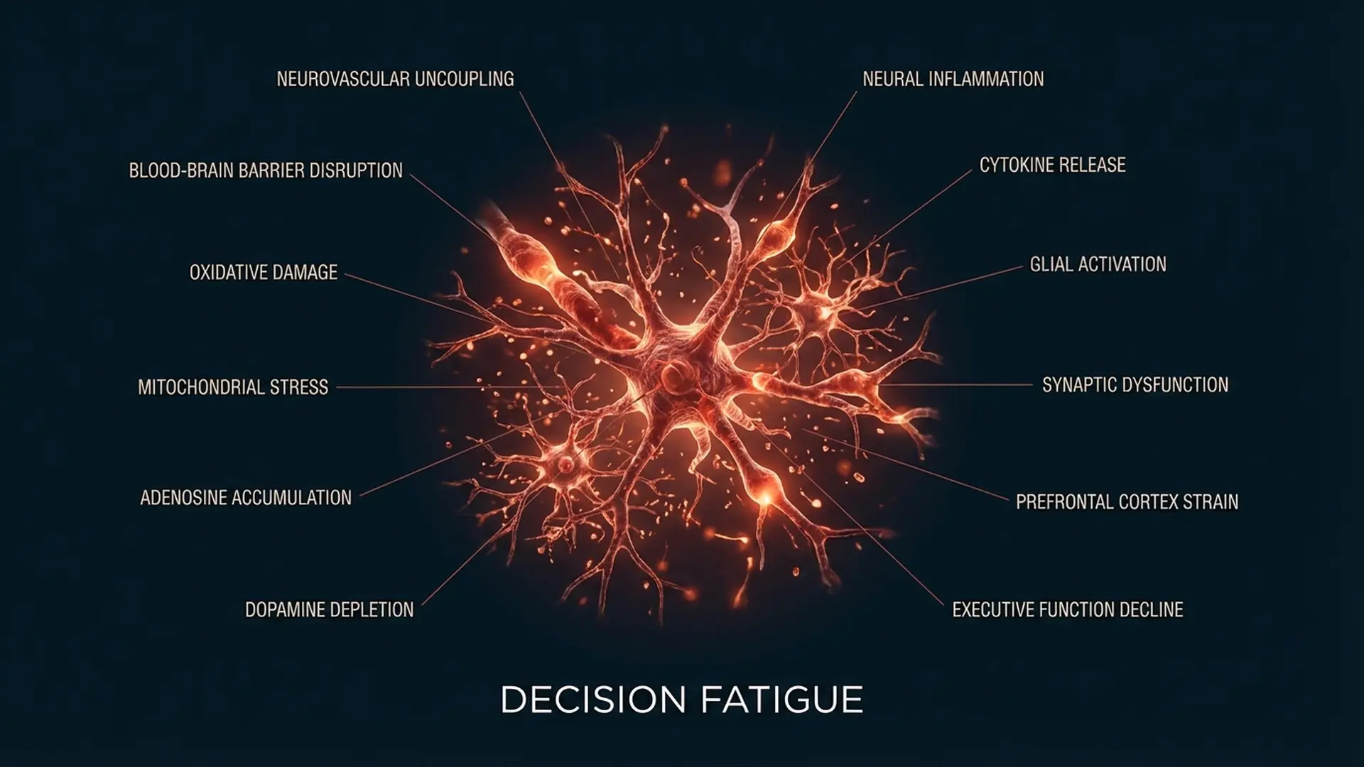 Decision Fatigue neural diagram