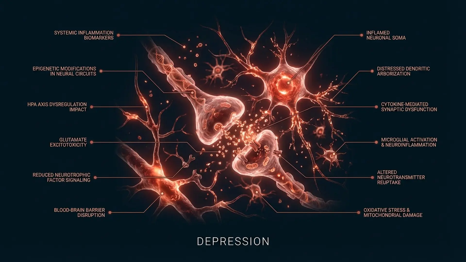 Depression neural diagram