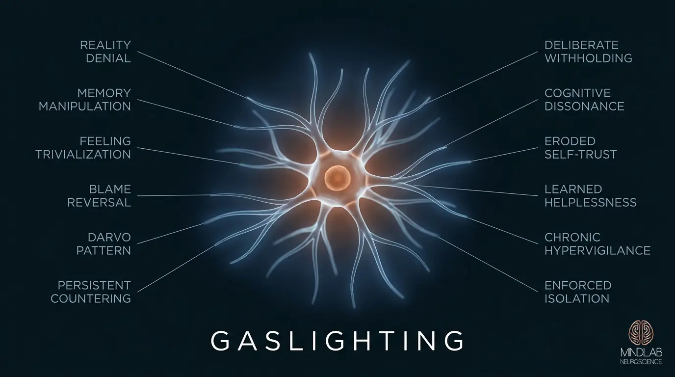Gaslighting neural diagram