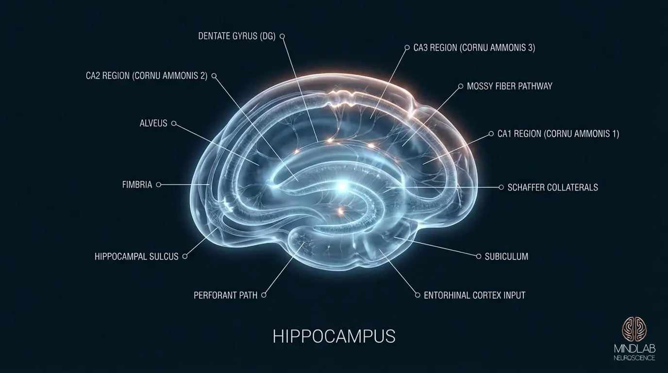 Hippocampus neural diagram