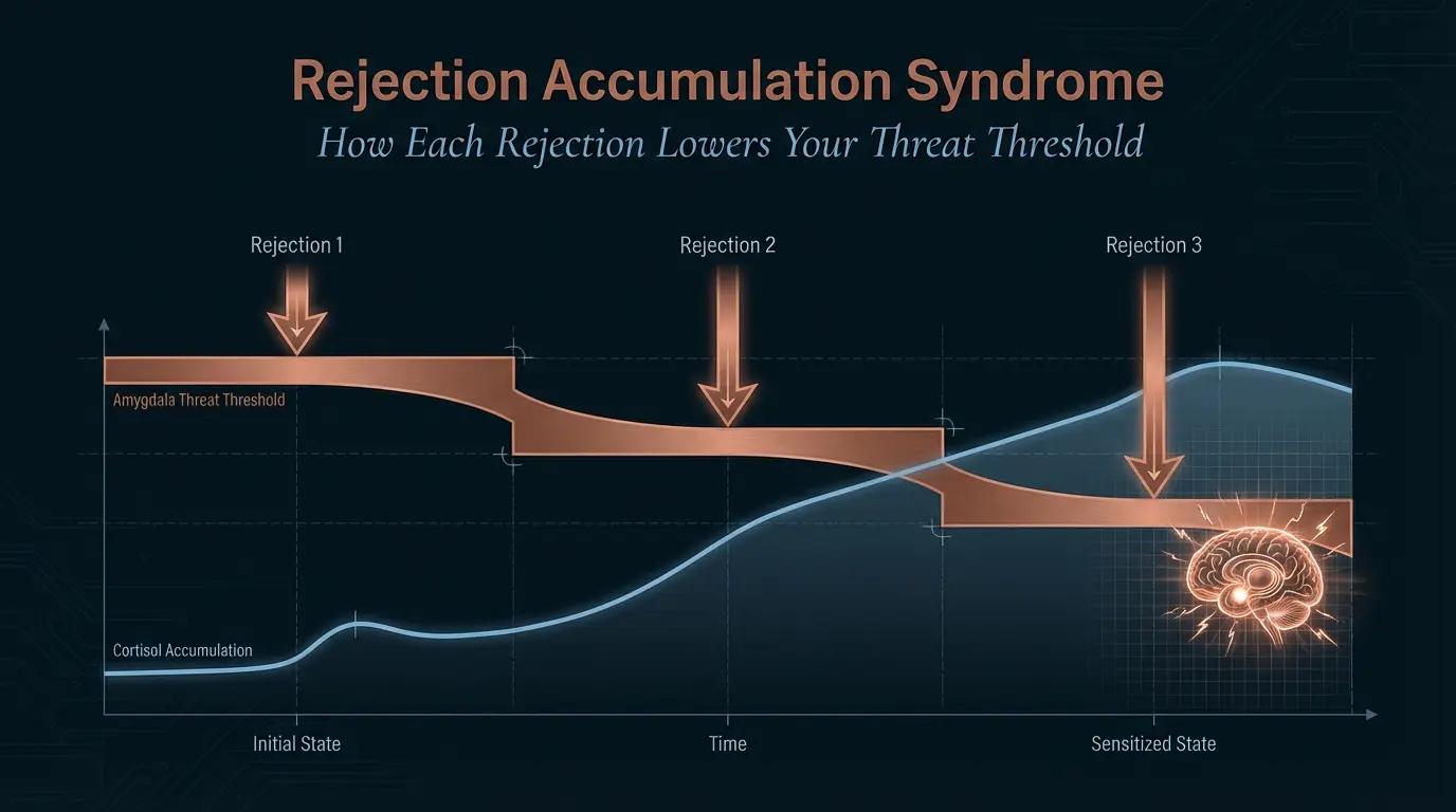 Infographic — why dating is hard and the neuroscience of rejection