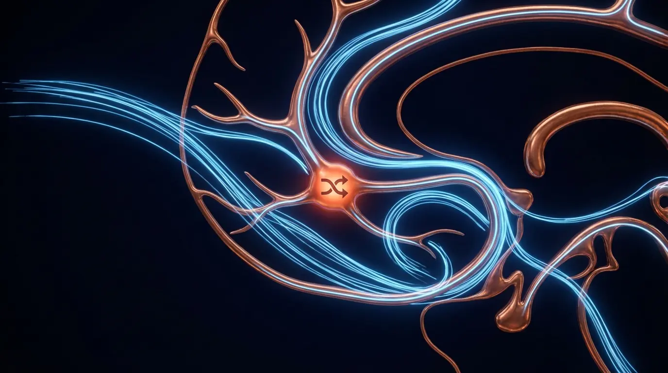 Copper ventromedial prefrontal cortex with blue avoidance pathways