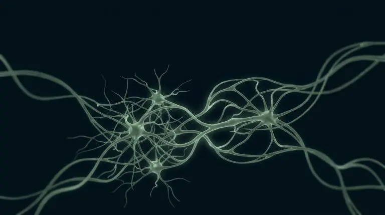Cognitive flexibility and thought patterns, rendered as pathways re-routing between configurations in sage on navy.