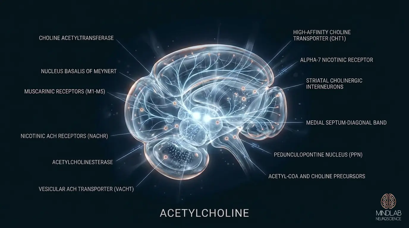 Acetylcholine neural diagram
