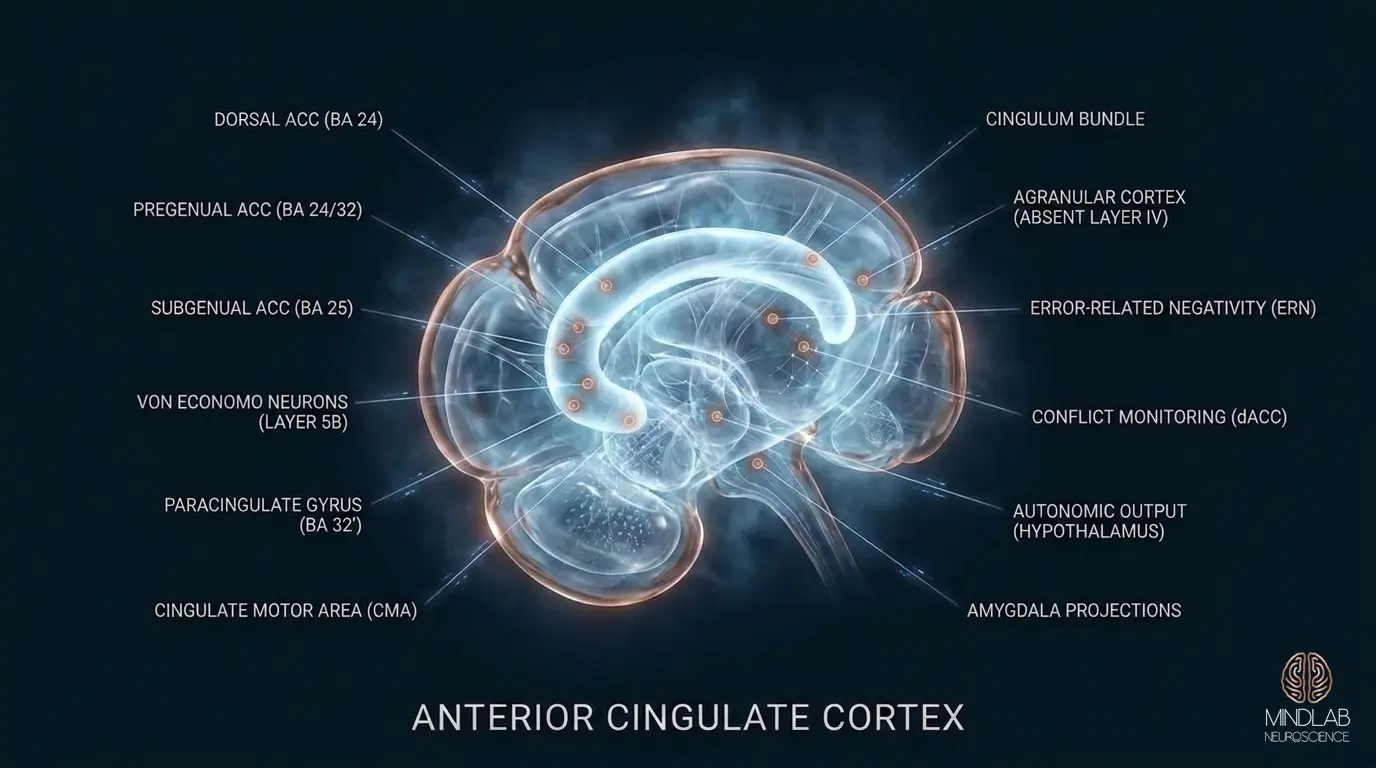 Anterior Cingulate Cortex neural diagram