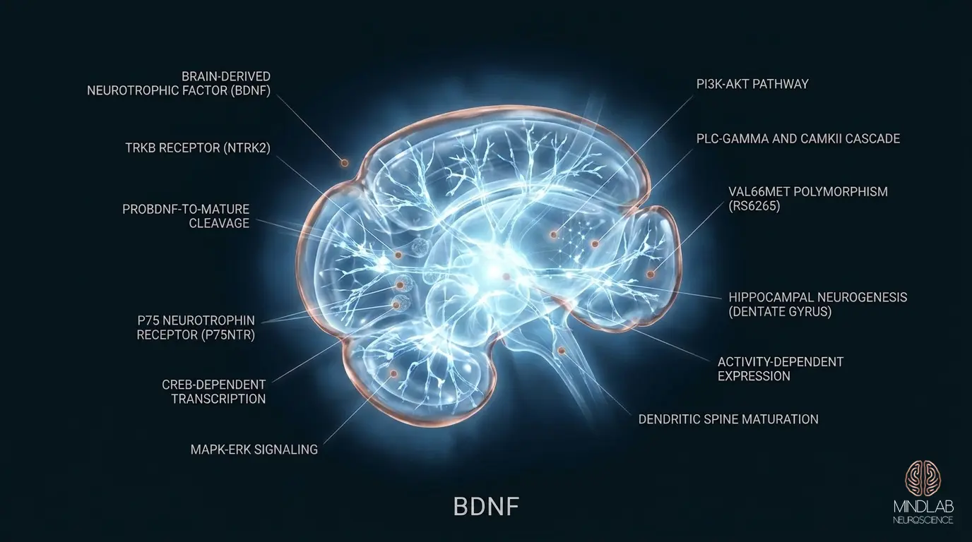 BDNF neural diagram