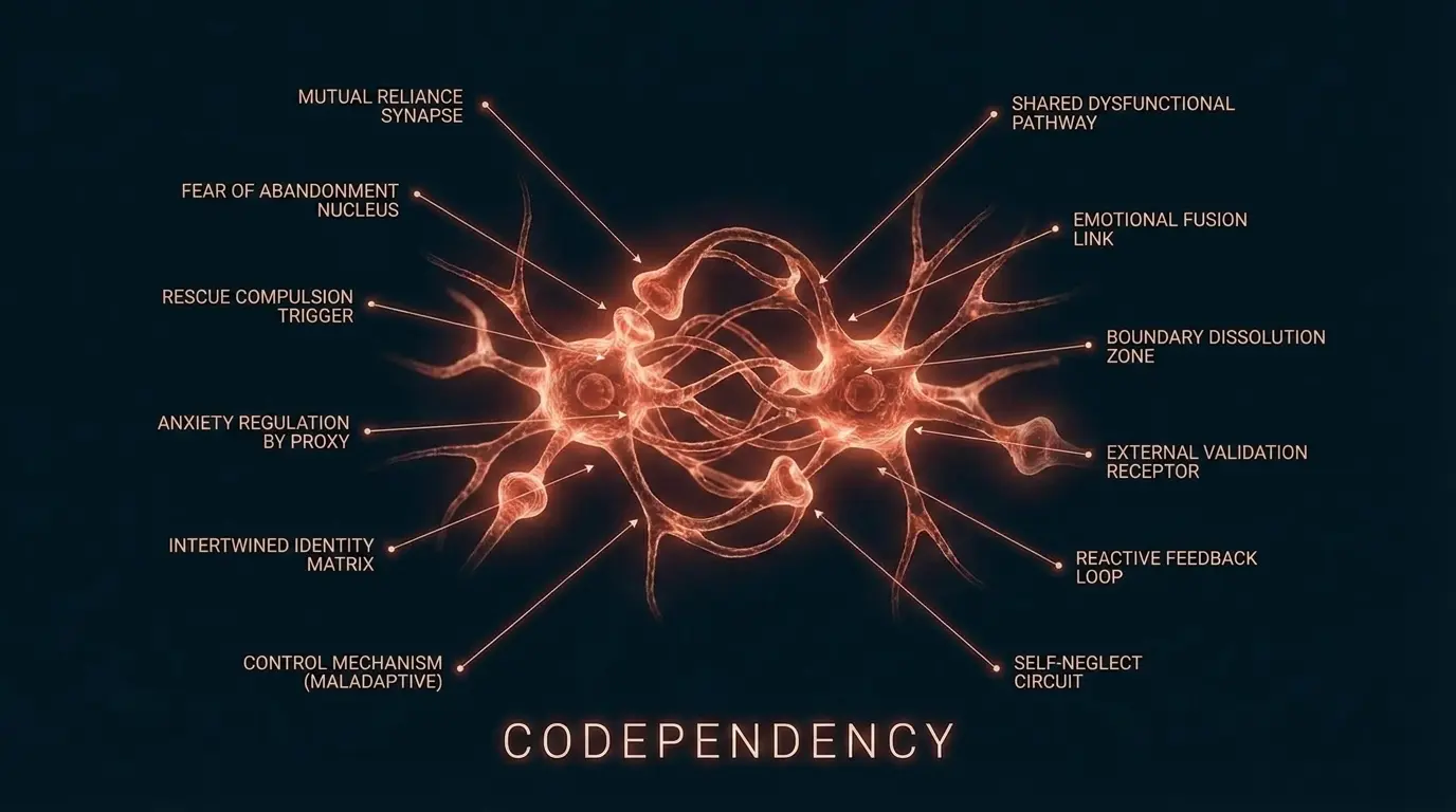 Codependency neural diagram