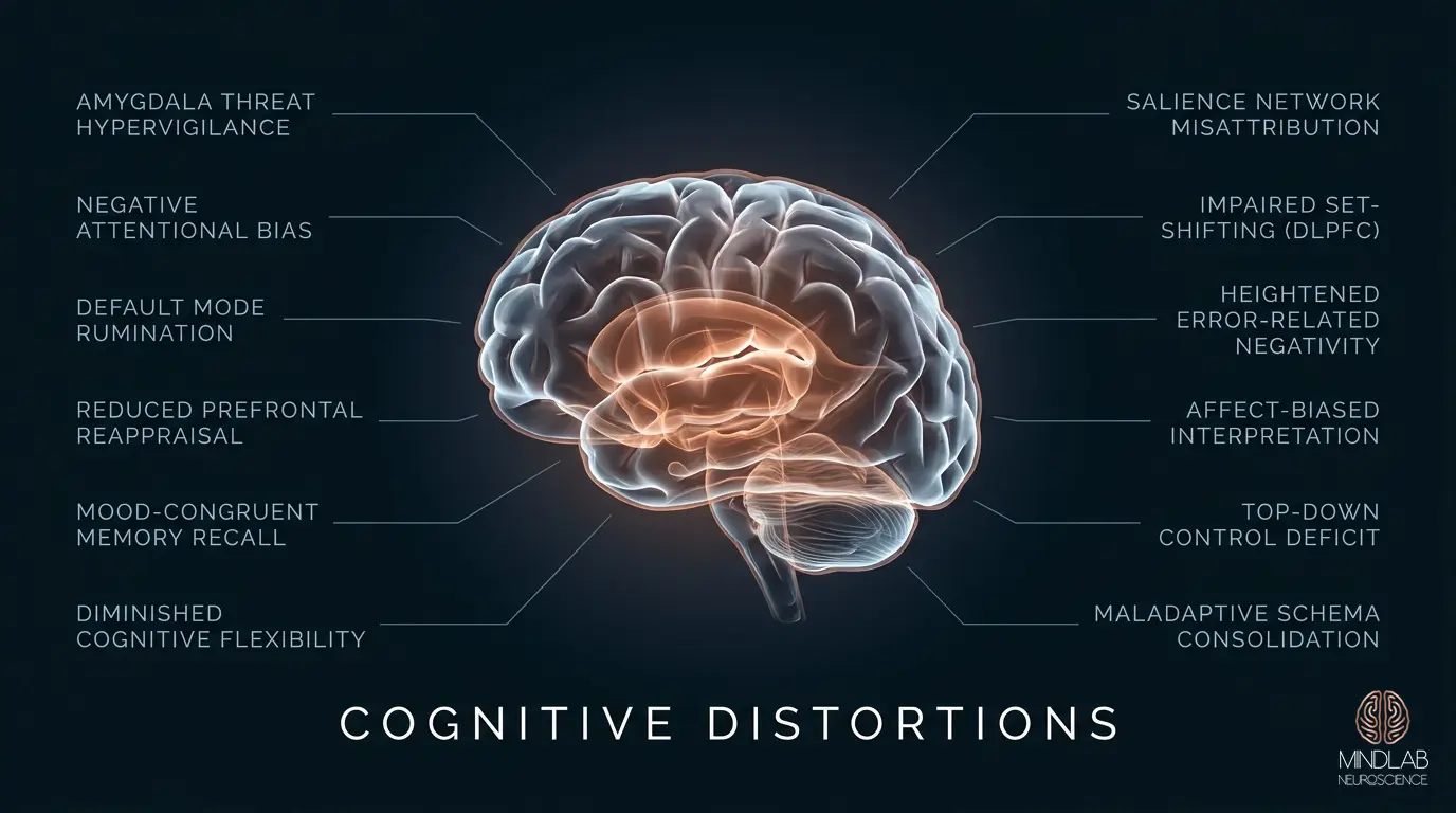 Cognitive Distortions neural diagram