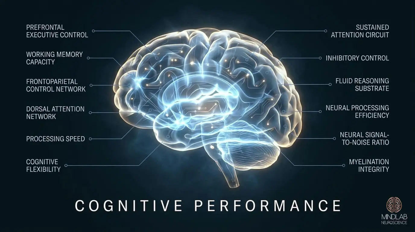 Cognitive Performance neural diagram
