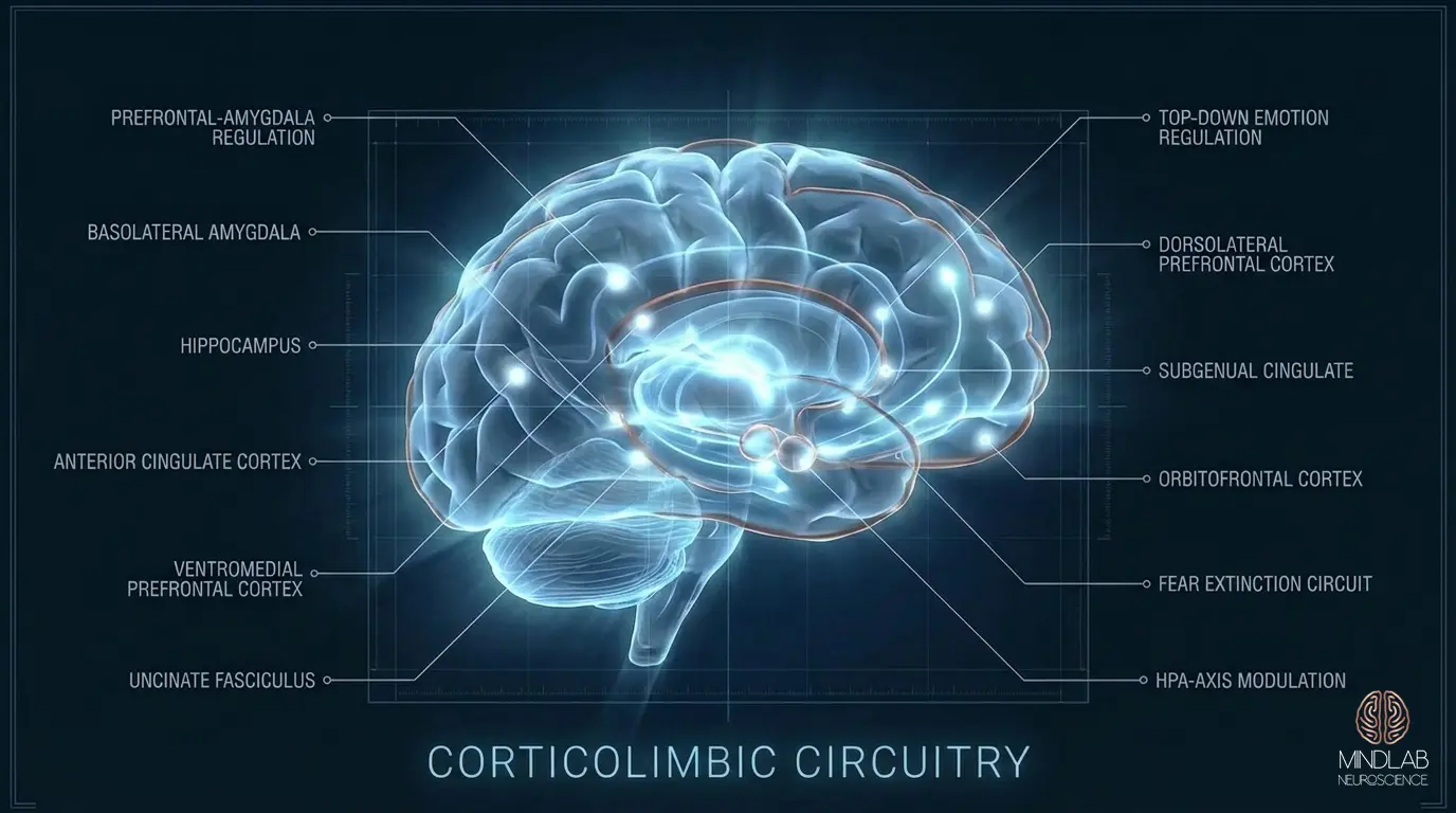 Corticolimbic Circuitry neural diagram