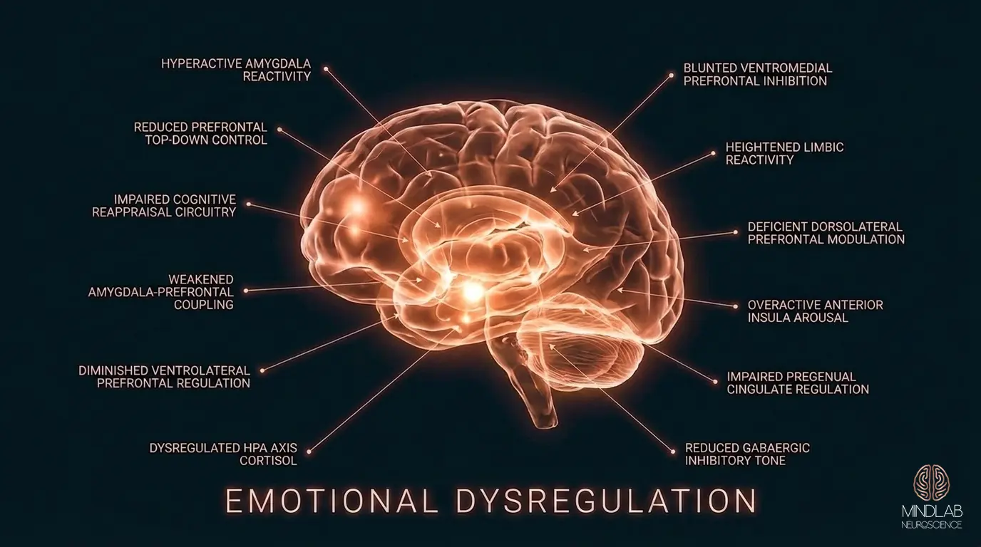 Emotional Dysregulation neural diagram