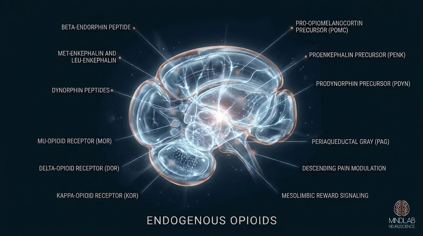 Endogenous Opioids neural diagram