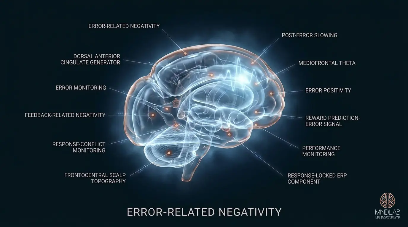Error-Related Negativity neural diagram
