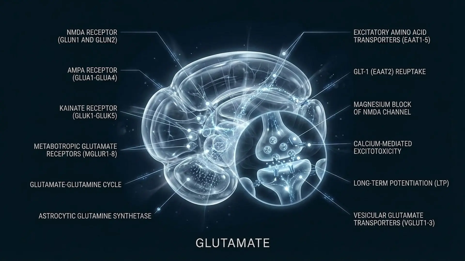 Glutamate neural diagram