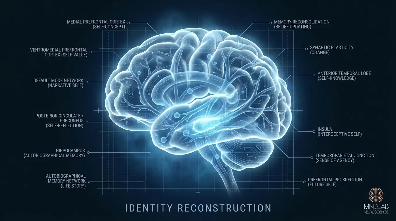 Identity Reconstruction neural diagram