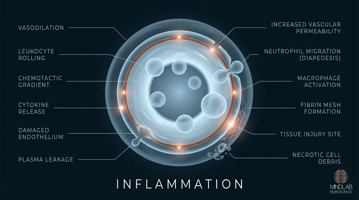 Inflammation neural diagram