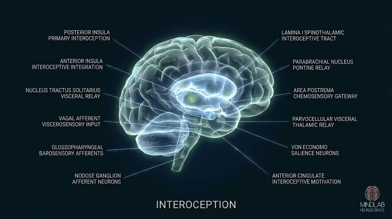 Interoception neural diagram