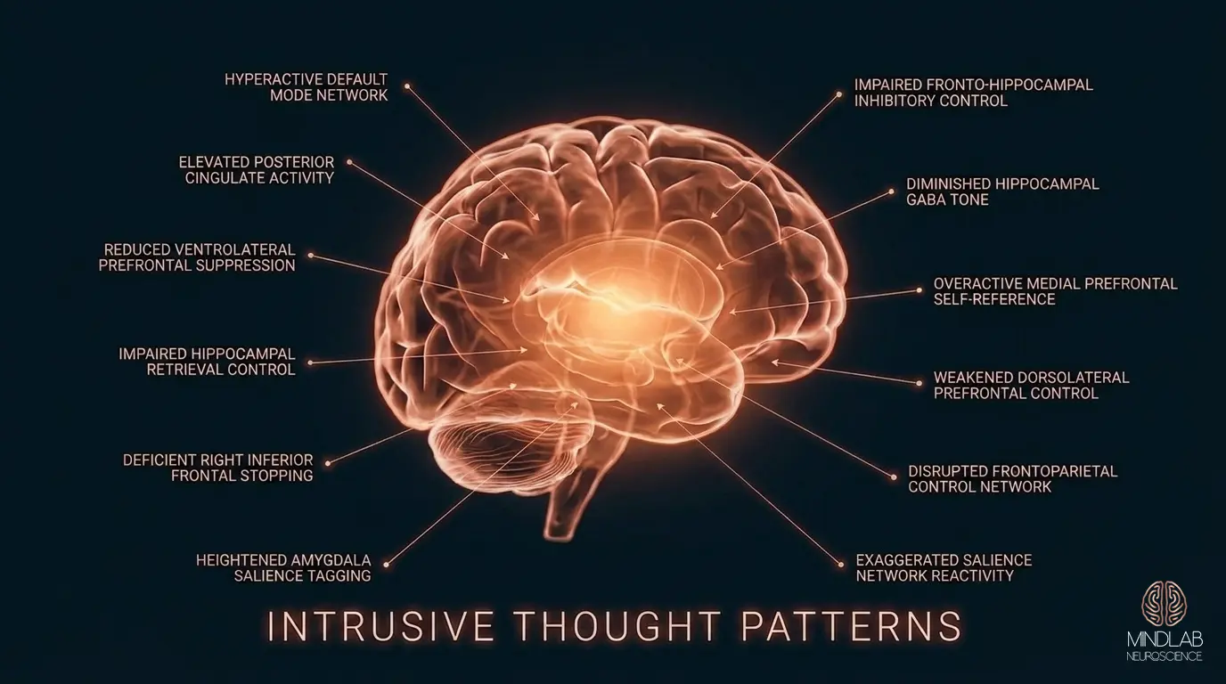 Intrusive Thought Patterns neural diagram