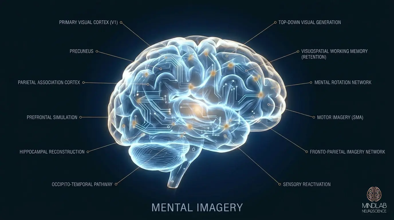 Mental Imagery neural diagram