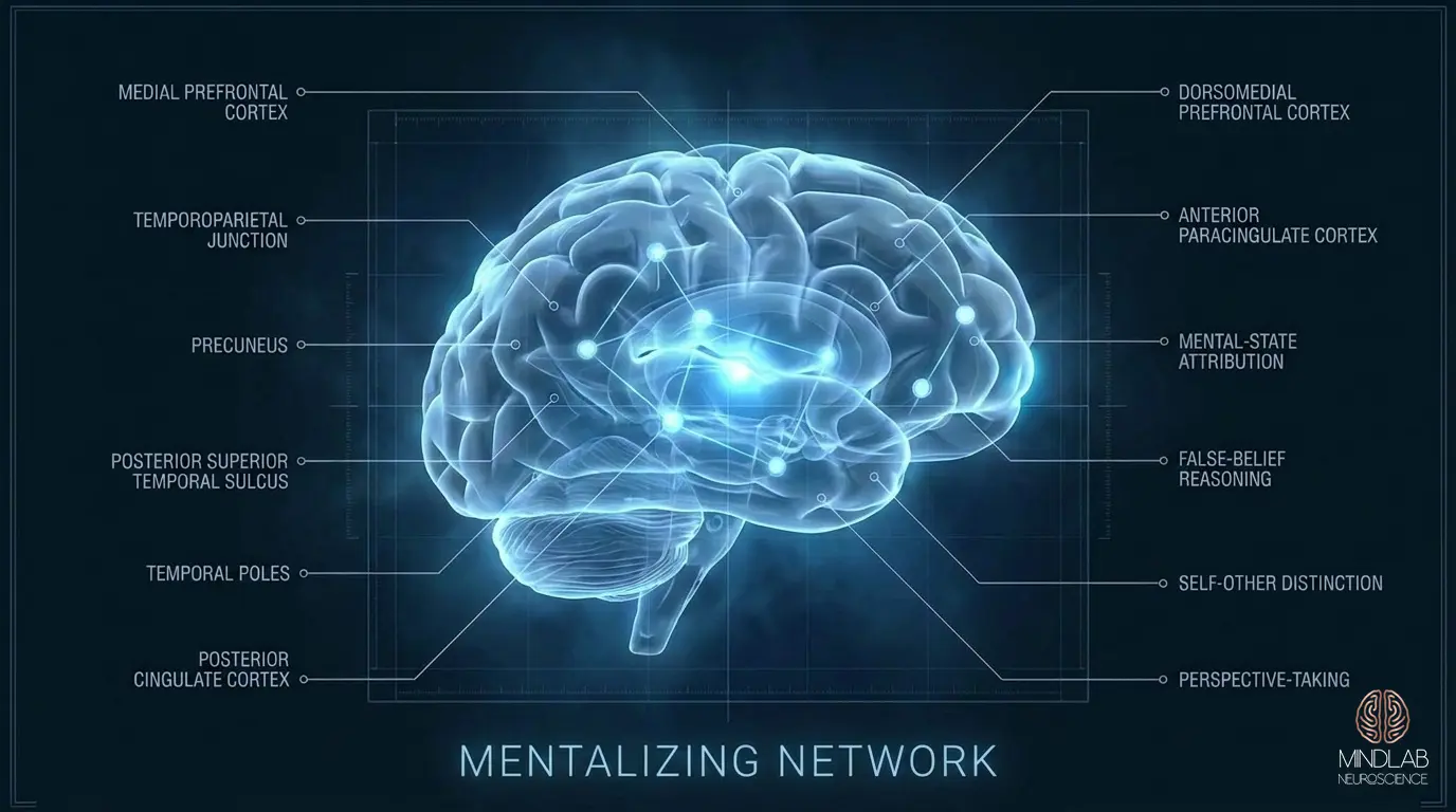 Mentalizing Network neural diagram