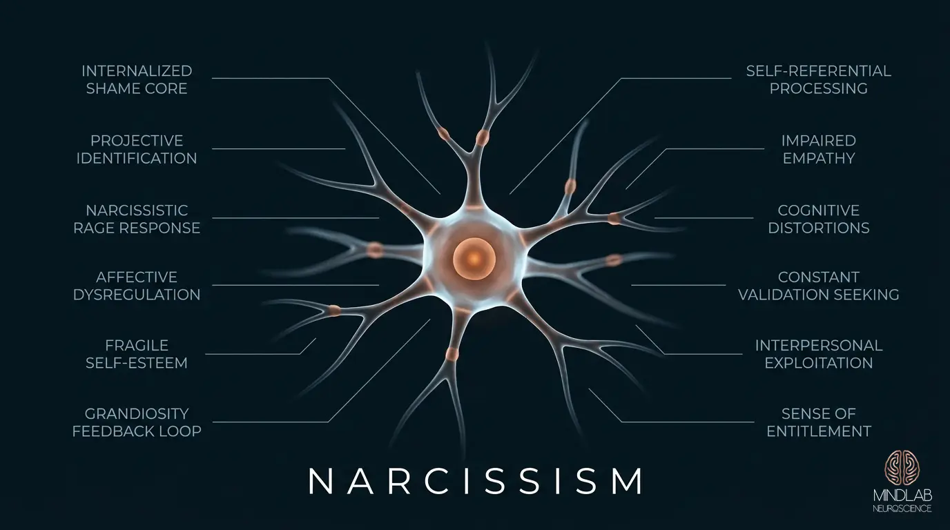 Narcissism neural diagram