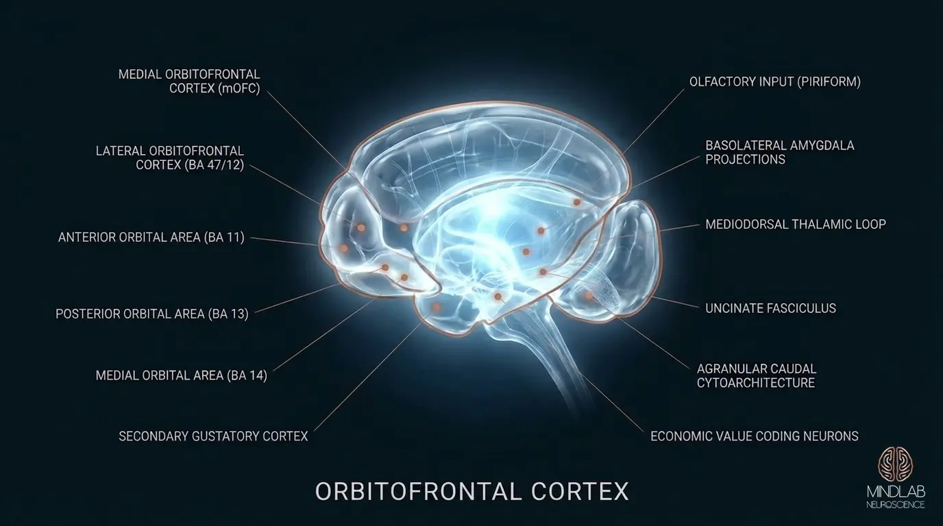 Orbitofrontal Cortex neural diagram