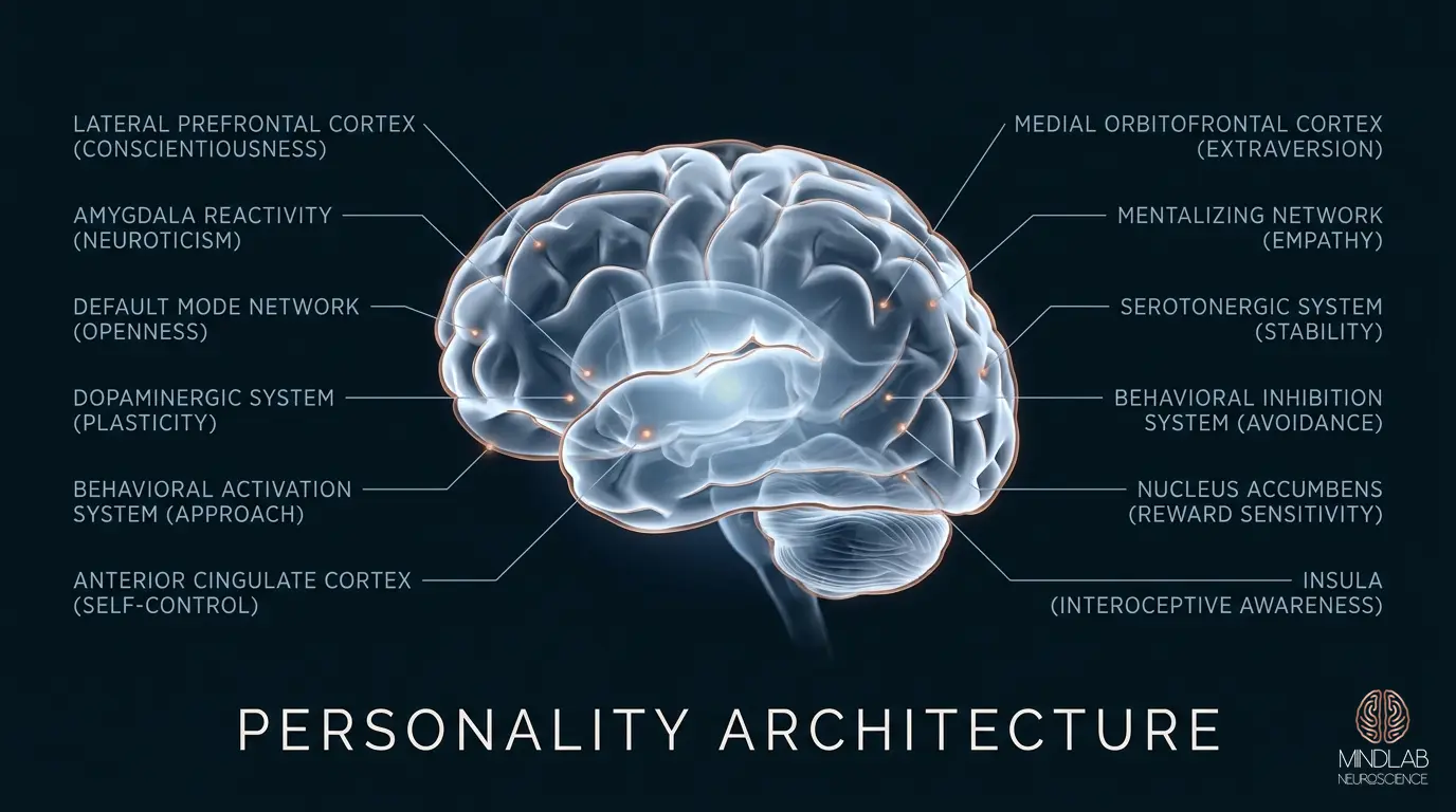 Personality Architecture neural diagram