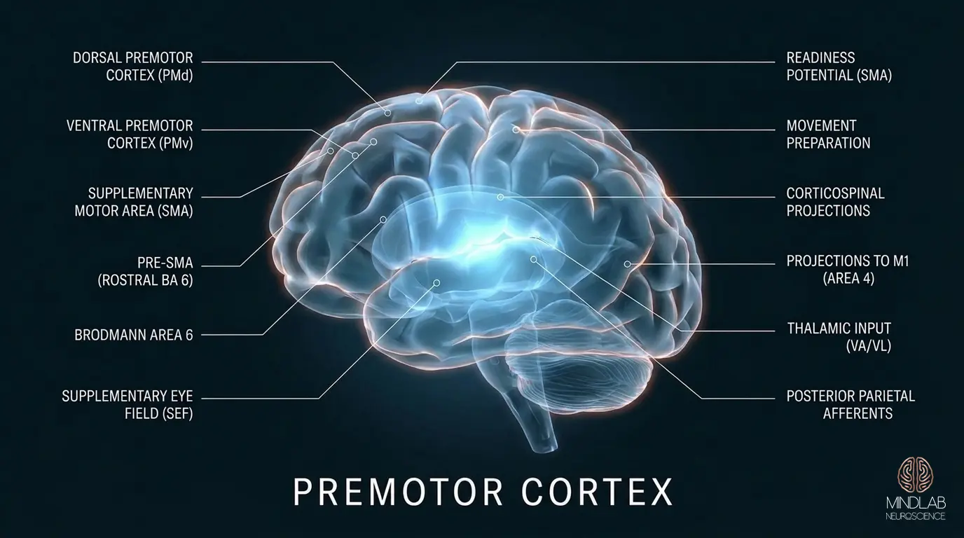 Premotor Cortex neural diagram