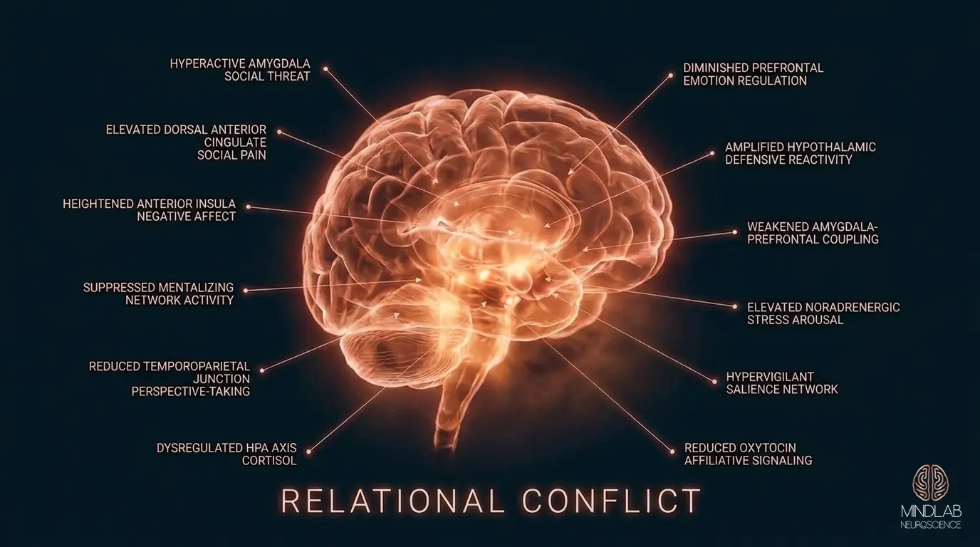 Relational Conflict neural diagram