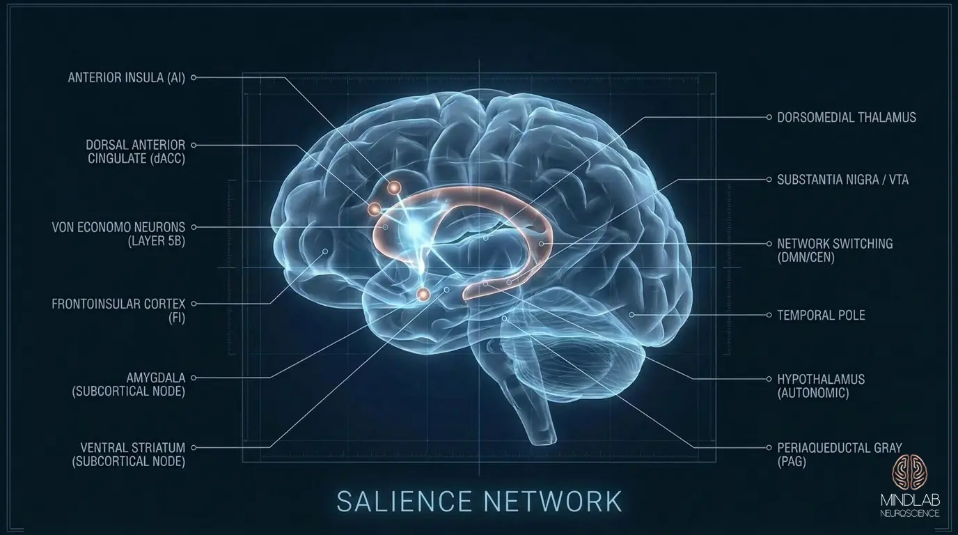 Salience Network neural diagram