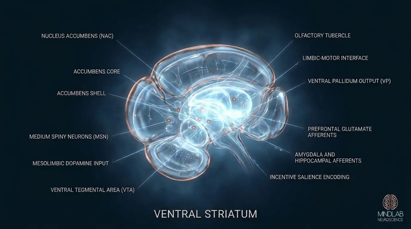 Ventral Striatum neural diagram