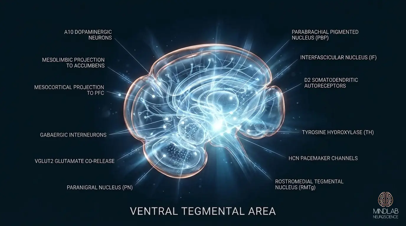 Ventral Tegmental Area neural diagram