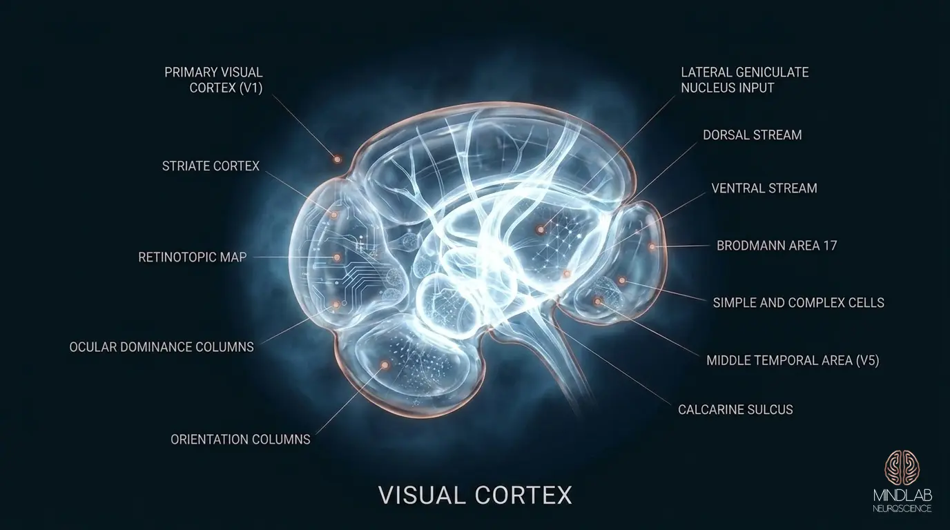 Visual Cortex neural diagram