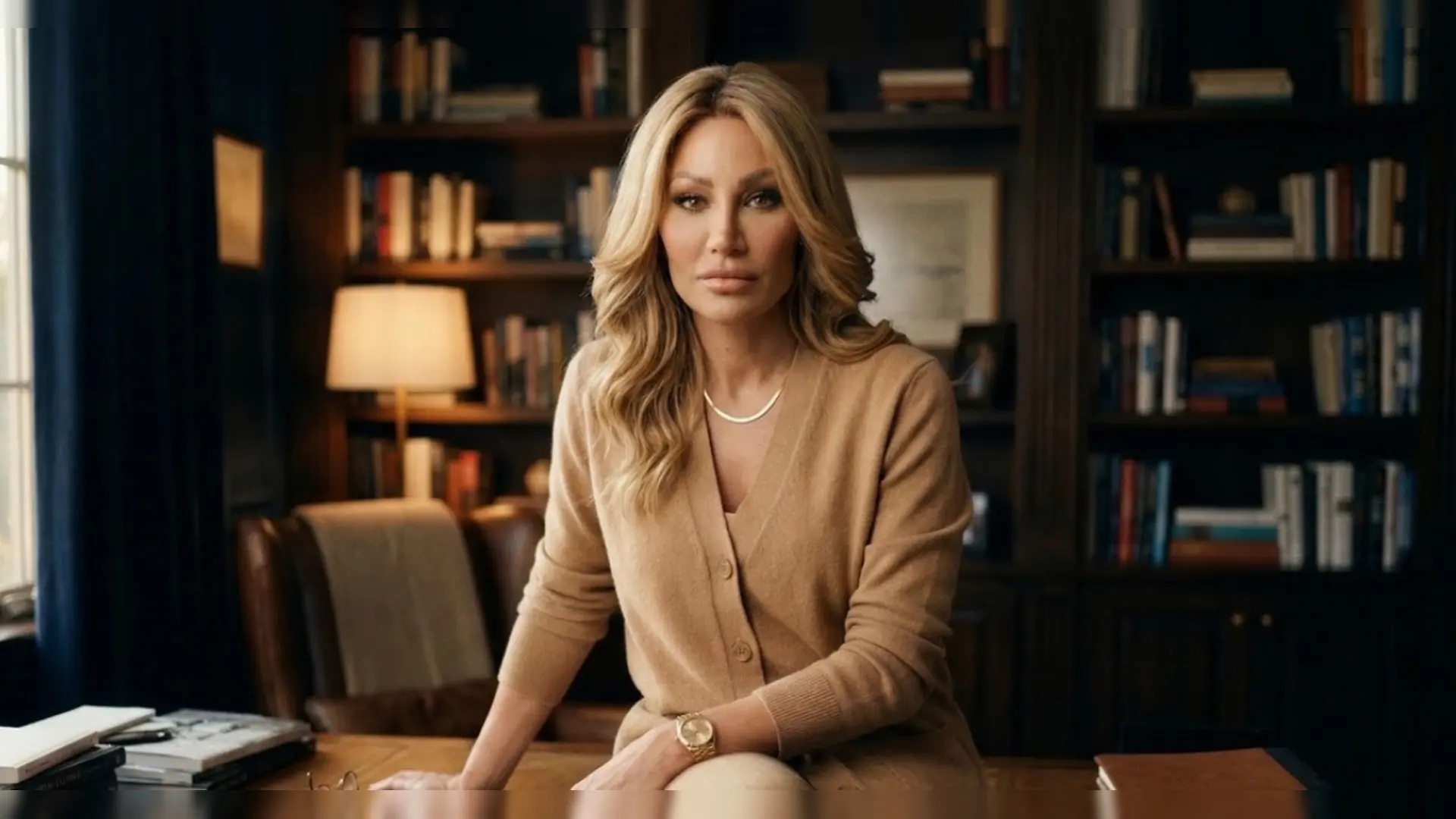 Dr. Sydney Ceruto, Neuroscientist and Author, seated at her desk inviting you to the MindLAB Strategy Call