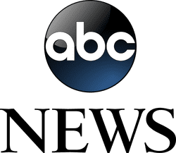 In the Press: ABC News logo representing Dr. Sydney Ceruto’s appearances and expert commentary in national news media on neuroscience, coaching, and mental health