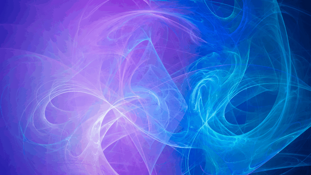 Abstract blue and purple design symbolizing the neuroscience of a flow state.