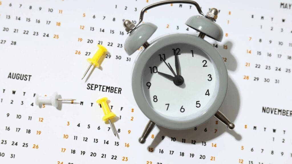 Calendar and clock highlighting the duration of the dopamine optimization timeline.

