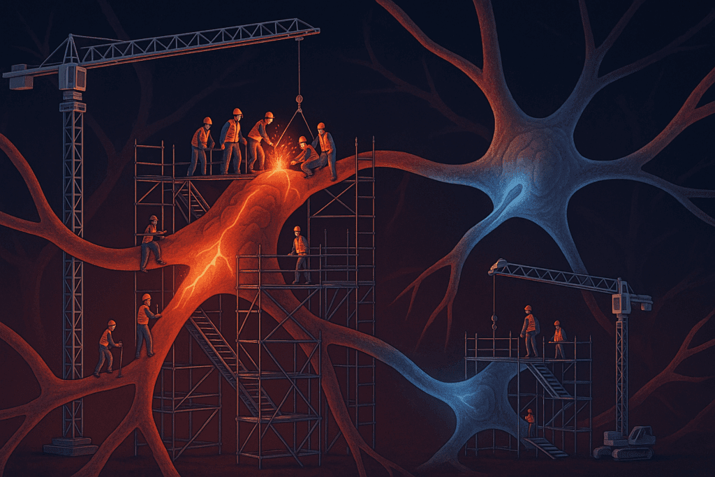 Dopamine molecule laboratory visualization depicting neurochemistry of monogamous brain versus unfaithful brain reward pathways and bonding mechanisms.
