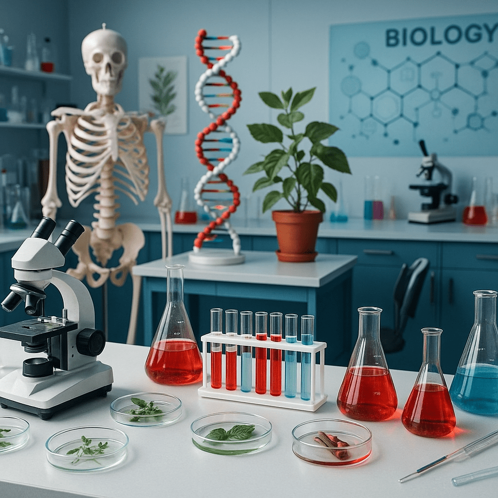 Biology laboratory research environment demonstrating scientific study of monogamous brain versus unfaithful brain neuroscience mechanisms and foundations.