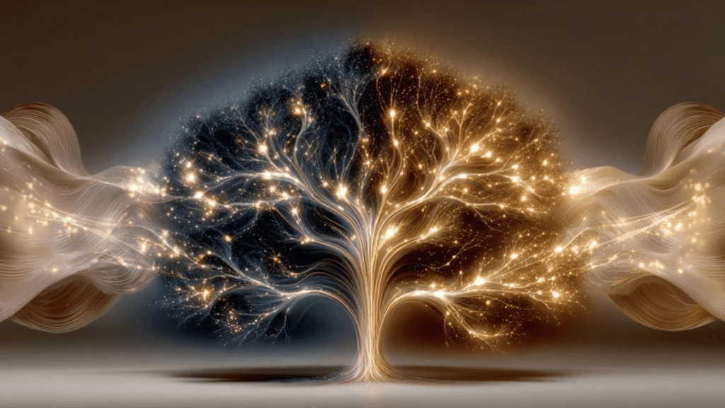 Neural activation diagram showing synaptic firing in real-time neuroplasticity brain rewiring