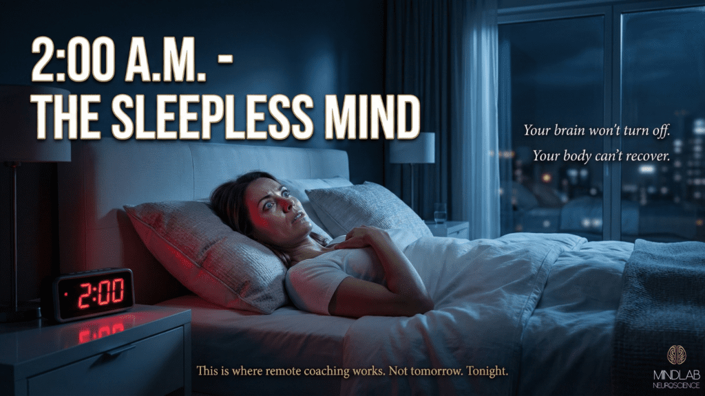 See why remote neuroscience coaching works: it captures nervous system activation when it actually happens, not during calm therapy sessions. Real-time intervention, real results.