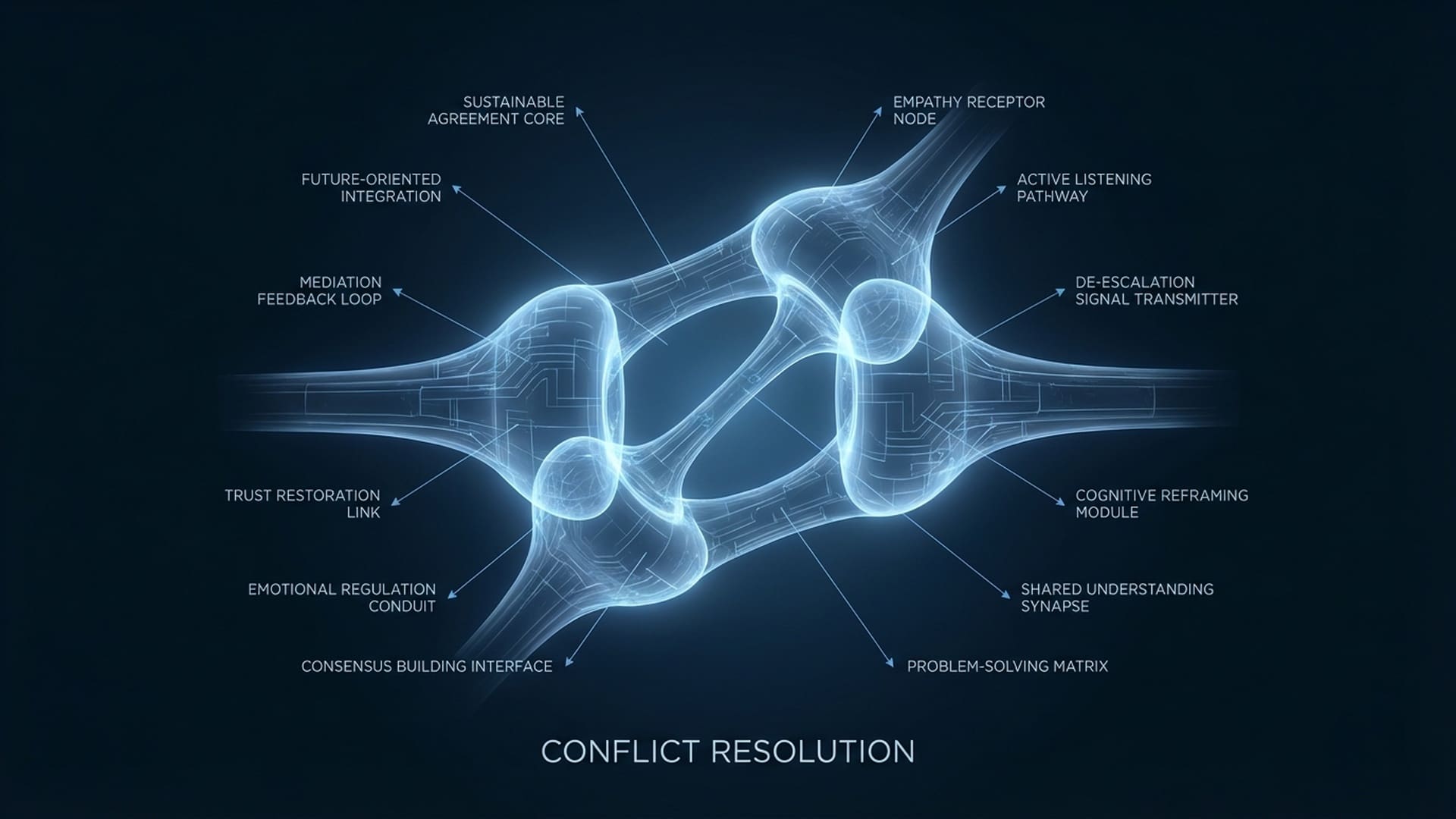 Conflict Resolution neural diagram